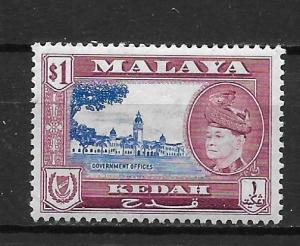Malaya - Kedah 91 Sultan single MLH