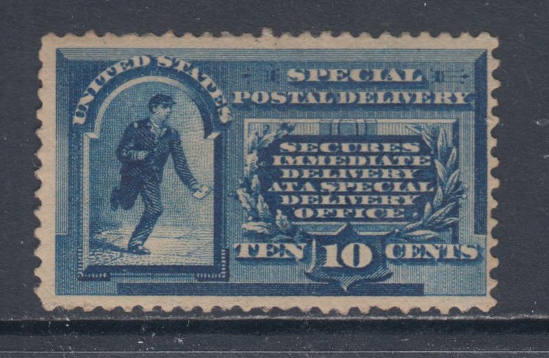 US Sc E1 MLH. 1885 10c blue Special Delivery F-VF