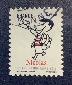 France 2009 Scott 3710 used - Comic, Smiles,  Little Nicholas