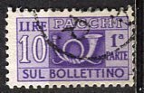 Italy; 1946: Sc. # Q68a  Used Single Stamp​