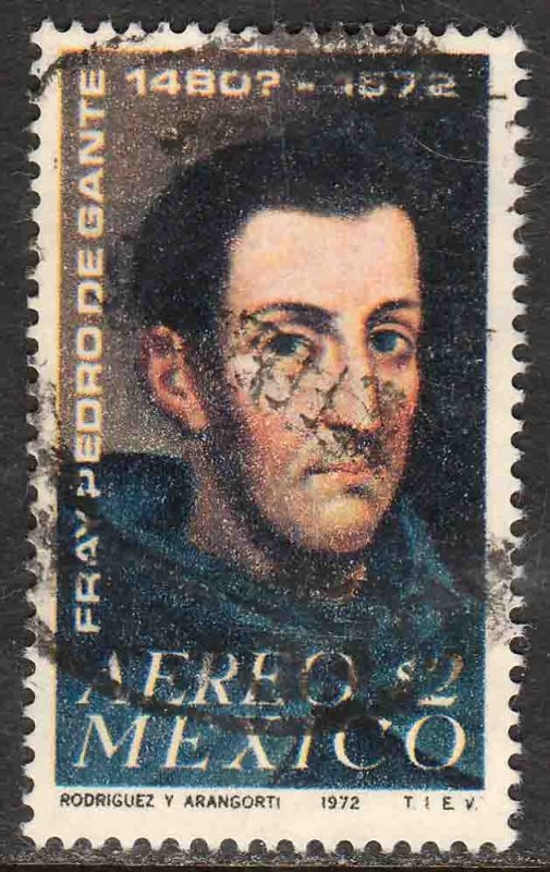 MEXICO C409, 400th Anniv death of Fr Pedro de Gante Used. VF. (237)