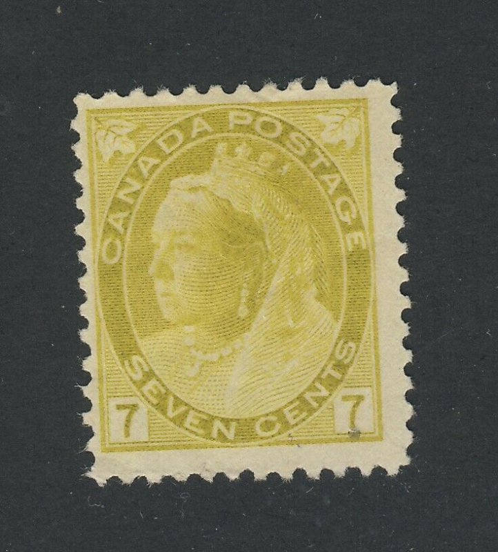 Canada Victoria Numeral Stamp #81-7c Mint No Gum Fine Guide Value = $80.00