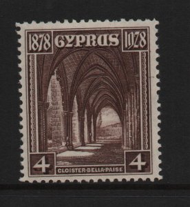 Cyprus KGV 1928 SG127 Cloister Bella Paise - mounted mint