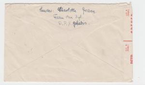 SOUTH WEST AFRICA -SWAKOPMUND 1942 CENSOR COVER, TAPE 2A1, 2d RATE (SEE BELOW