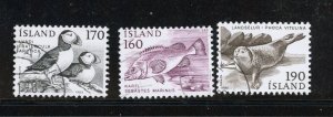 Iceland #534-6 used Make Me A Reasonable Offer!