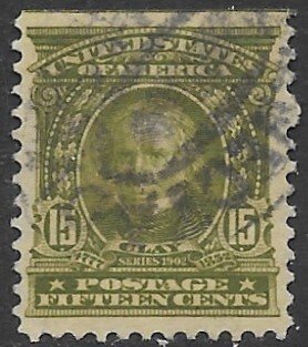 US    309   1903   15 cent   fine used  w/ SE top