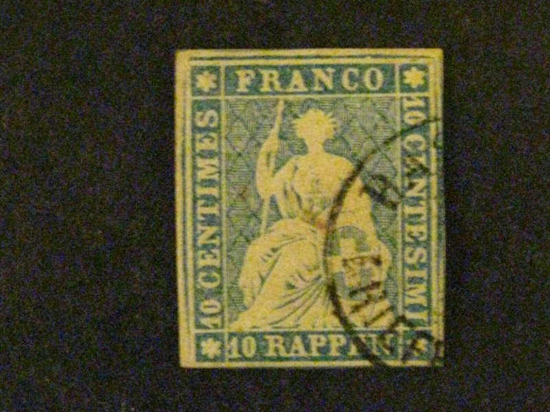  Switzerland #27 used  c204 594