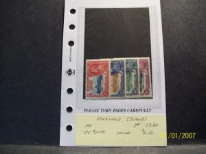 FALKLAND ISLANDS SET #77-80
