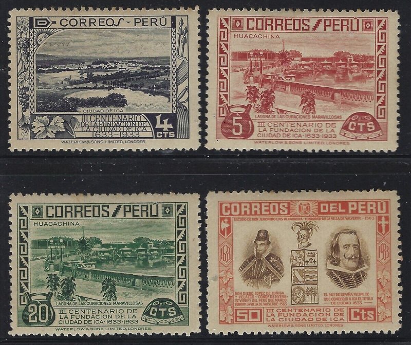 Peru 1935 Founding of City of Ica set Sc# 332-38 mint 