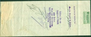 EARLY ICELAND REVENUE DOCUMENT, 1930 VF