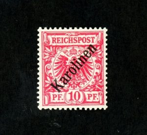 [CAROLINE ISLANDS] 1899 10pf SC 3a / German ‘Karolinen’ Overprint  (MVLH)
