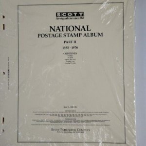 Scott National US Page Set Part II 1935-1976 100NTL2