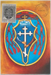 638345 - VATICANO Vatican - POSTAL HISTORY:  MAXIMUM CARD 1972 -  ART Religion