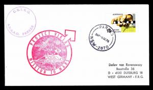 1976 PROJECT VIKING MISSION TO MARS - PARKES - AU #636 FRANKING (ESP#3858)