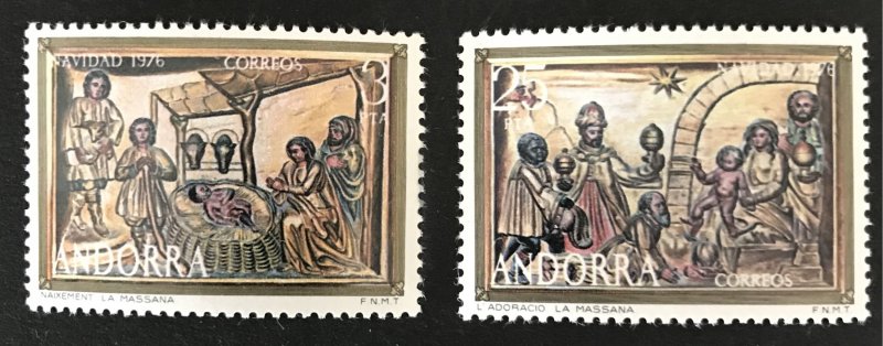 Andorra(SP) 1976 #96-7  MNH, CV $1.65, See Description