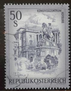 Austria Scott 976 used 50s 1973 key stamp CV$1.50 