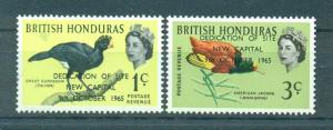 British Honduras sc# 195-199 mh cat value $2.95