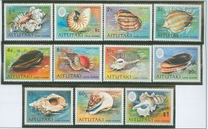 Aitutaki #82-86/88-93 Mint (NH) Single