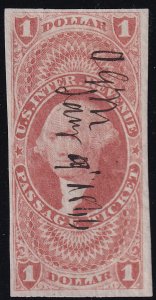 US Scott R74a • VF • Used • 100% Sound • 1st Issue • Beautiful Stamp • SCV $350