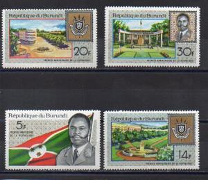 Burundi 218-221 MNH