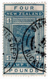 (I.B) New Zealand Revenue : Stamp Duty £4 