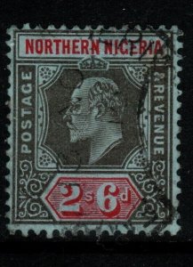 NORTHERN NIGERIA SG37 1911 2/6 BLACK & RED/BLUE FINE USED