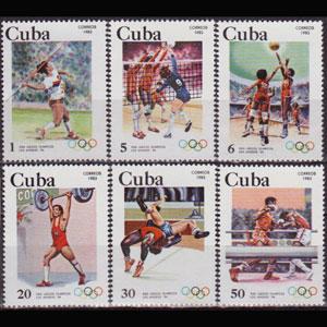 CUBA 1983 - Scott# 2567-72 Olympics Set of 6 NH