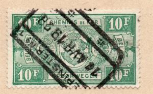 Belgium 1923-24 early Railway Parcel Issue Fine Used 10F. 215157