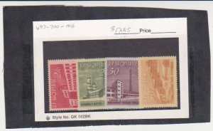 Albania Scott # 697 -700 MH complete 1963 Industrial Development Scott Val $21.