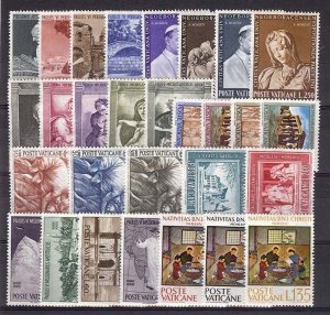 1964 Vatican City - Sc# 375-403 -  Complete year set - MNH **