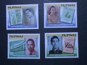 ​PHILIPPINES 2002 SC# 2802-5  STAMPS COLLECTING MONTH: MNH VERY FINE