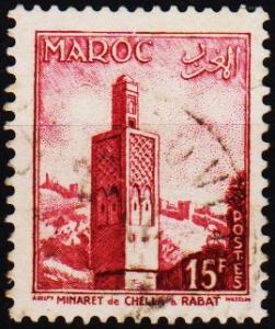 Morocco(French). 1955 15f S.G.457 Fine Used