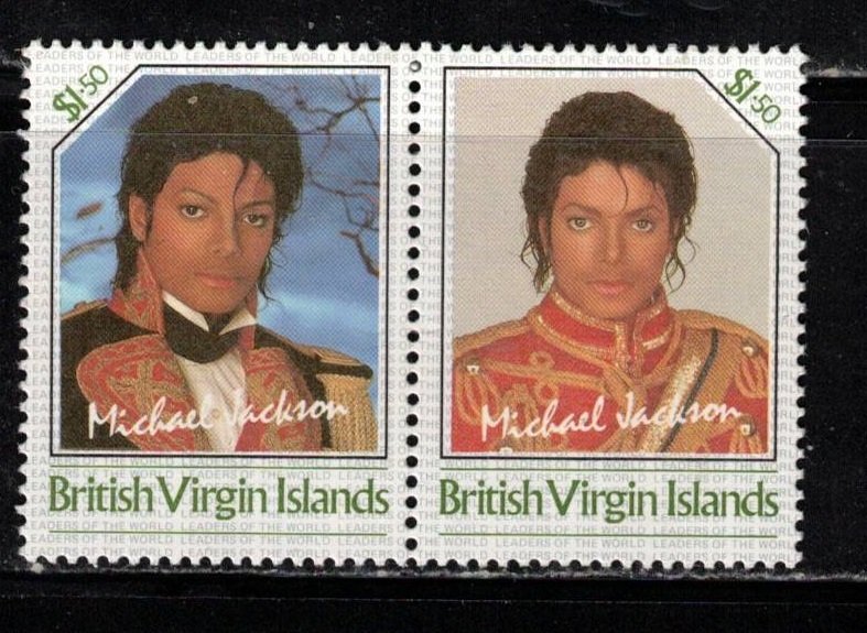 BRITISH VIRGIN ISLANDS Scott # ?? MH - Unissued Michael Jackson Stamps