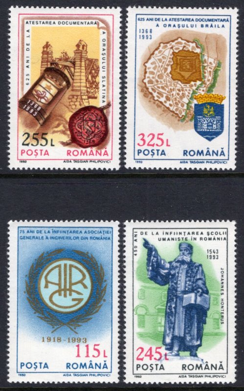 Romania 3870-3873 MNH VF