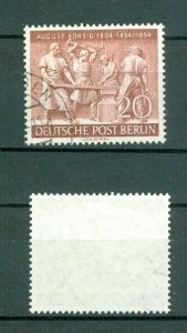 Germany. Berlin. 1954. Cancel. Early Forge, August Borsig. Sc# 9N112.