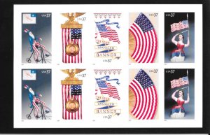 3776/3780, BK294, Old Glory Booklet, scv: $15.00, FREE INSURED SHIPPING