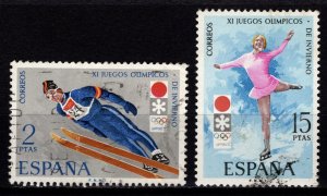 Spain 1972 Winter Olympic Games, Sapporo, Set [Used]