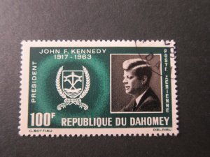 Dahomey 1965 Sc C30 John F Kennedy set FU