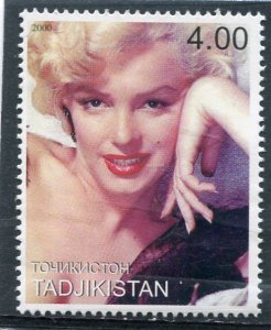 Tajikistan 2001 MARILYN MONROE 1 value Perforated Mint (NH)