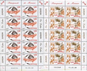 216095 MNH MONACO 2008 EUROPA CEPT 2008 CARTAS