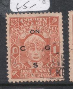 India Cochin SG O56 VFU (4dll) 