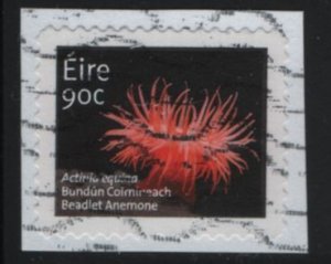 Ireland 2013 used Sc 1994 90c Beadlet anemone, on piece