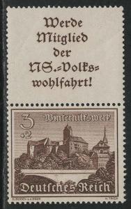 Germany Scott # B160, label A11.4, mint nh, se-tenant, Mi# S257