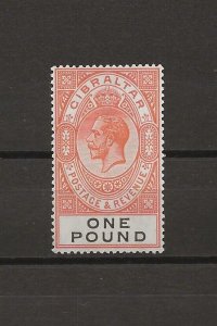 GIBRALTAR 1925/32 SG 107 MINT Cat £190