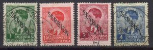 SERBIA STAMPS, UNDER GERMAN OCCUPATION1941 , USED