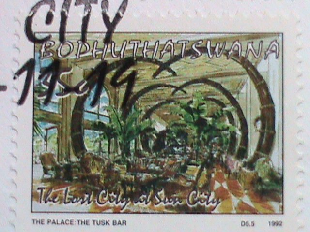 BOPHUTHATSWANA -FDC 1992 SC#282 THE LOST CITY AT SUN CITY-MNH-VERY FINE