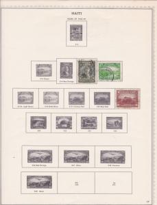 haiti stamps page ref 17144