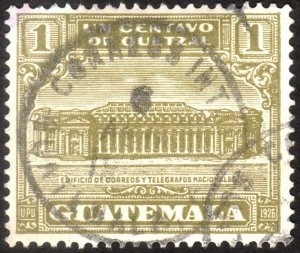 1927, Guatemala, 1c, Used, Sc RA2