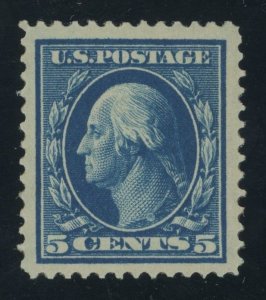 USA 378 - 5 cent Washington perf 12 Single Line Wmk - VF/XF Mint never hinged