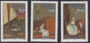 Liechtenstein # 898-900, Portrait - The Letter, Mint NH, 1/2 Cat.